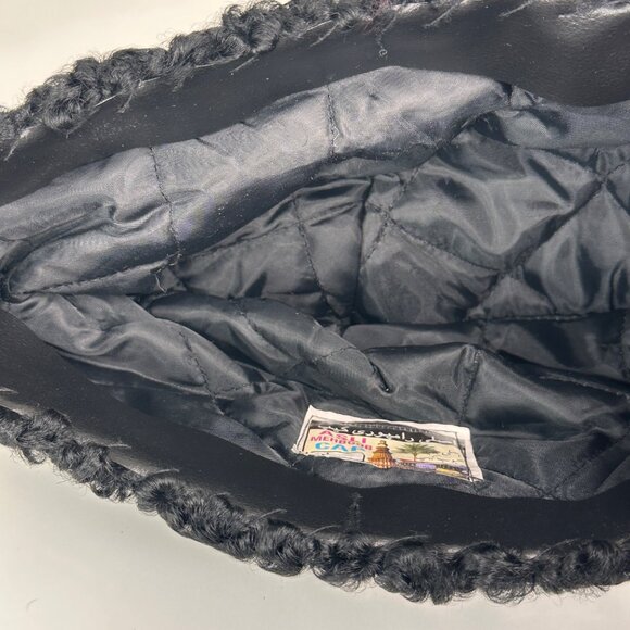 Vintage Asli Mehoob Ramapuri Karakul Black Fur Cap - Picture 6 of 7